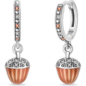 925 Sterling Silver Hypoallergenic Dangle Earrings with Colorful Cubic Zirconia | Trendy Square Huggie Design for Everyday & Special Occasions in Saudi Arabia