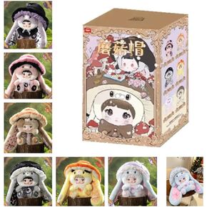 Shopular Nommi Blind Box Plush Pillow 400% Big Bunny Mushroom Cap Series Kawaii Nommi Rabbit Figure Cute Xmas Birthday Gift 35CM (1 Random) in Saudi Arabia