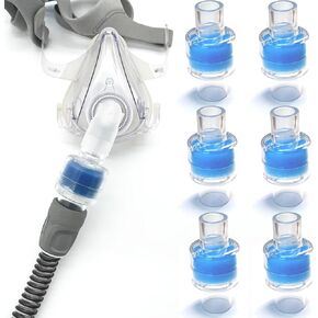 6 عبوات من فلتر تبادل الحرارة والرطوبة HME، استبدال فلتر HME لفلتر CPAP Z1، Z2، HME، مرشح محلول الترطيب، عبوة محكمة الغلق بشكل فردي in Kuwait