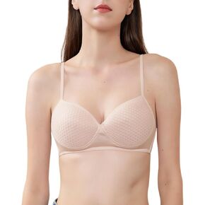 100% Silk Bras for Women Small Breasted Soft Cup T-Shirt Wireless Bra Comfort No Underwire Bras Everyday Bralettes in Saudi Arabia