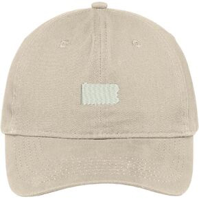 Trendy Apparel Shop Pennsylvania State Map Embroidered Low Profile Soft Cotton Brushed Baseball Cap in Saudi Arabia