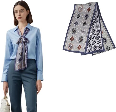 100 ٪ وشاح الشريط الحريري التوت للشاطئ لفائف رأس الشاطئ للنساء إكسسوارات حقيبة اليد الرقبة in Kuwait