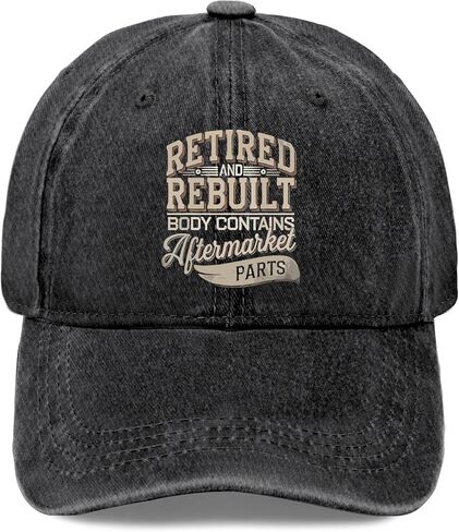 liabiliies Retired and Rebuilt Body Contains Aftermarket Parts-4 Hat for Women Baseball Cap Funny Birthday Gifts for Men in Saudi Arabia