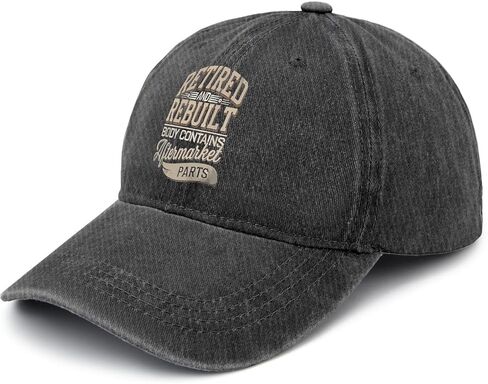 liabiliies Retired and Rebuilt Body Contains Aftermarket Parts-4 Hat for Women Baseball Cap Funny Birthday Gifts for Men in Saudi Arabia