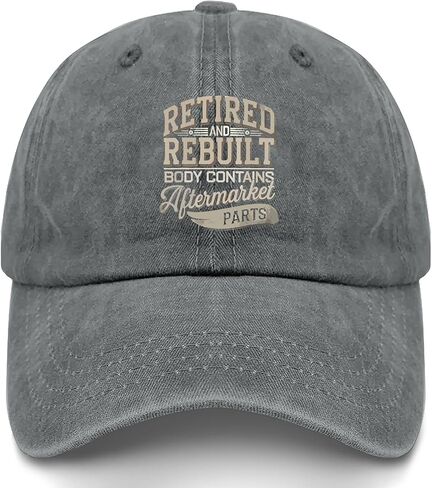 liabiliies Retired and Rebuilt Body Contains Aftermarket Parts-4 Hat for Women Baseball Cap Funny Birthday Gifts for Men in Saudi Arabia
