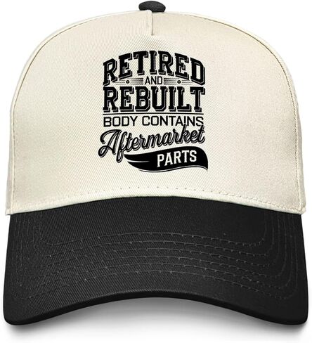 liabiliies Retired and Rebuilt Body Contains Aftermarket Parts-4 Hat for Women Baseball Cap Funny Birthday Gifts for Men in Saudi Arabia