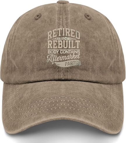 liabiliies Retired and Rebuilt Body Contains Aftermarket Parts-4 Hat for Women Baseball Cap Funny Birthday Gifts for Men in Saudi Arabia