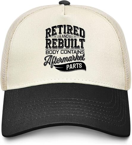 liabiliies Retired and Rebuilt Body Contains Aftermarket Parts-4 Hat for Women Baseball Cap Funny Birthday Gifts for Men in Saudi Arabia