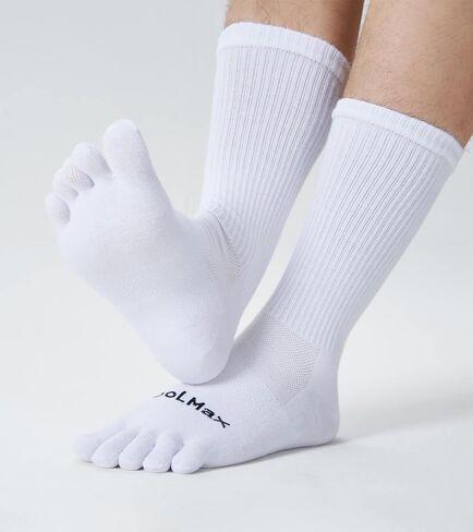 Toe Socks for Men and Women Coolmax Five Finger No Show High Performance Athletic Running 3 Pairs in Saudi Arabia