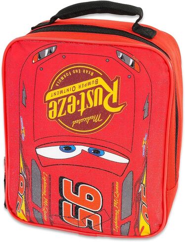 Disney Cars Mini Backpack with Lunch Box Set - Bundle with 11" Small Lightning McQueen Backpack, Lunch Bag, Stickers, More | Disney Cars Lunch Bag Set in Saudi Arabia