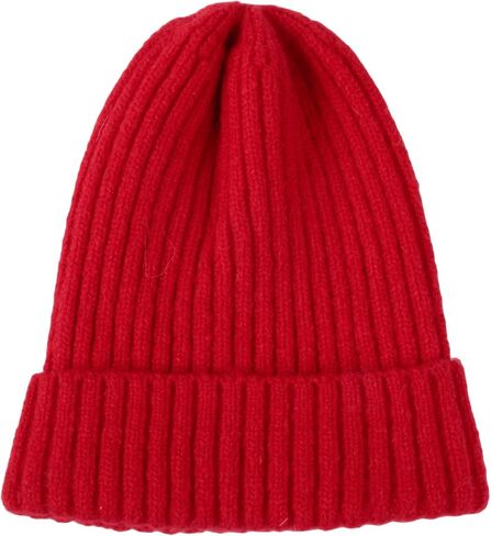 WITHMOONS Ribbed Knit Beanie Hat Classic Plain Warm Cuff Daily Cap XZ50075 in Saudi Arabia