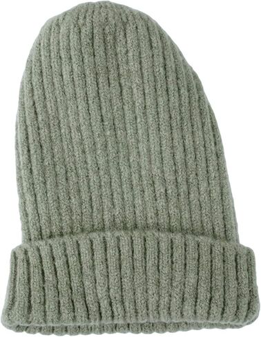 WITHMOONS Ribbed Knit Beanie Hat Classic Plain Warm Cuff Daily Cap XZ50075 in Saudi Arabia
