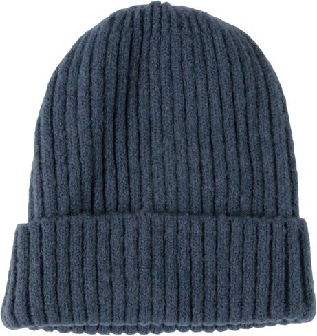 WITHMOONS Ribbed Knit Beanie Hat Classic Plain Warm Cuff Daily Cap XZ50075 in Saudi Arabia