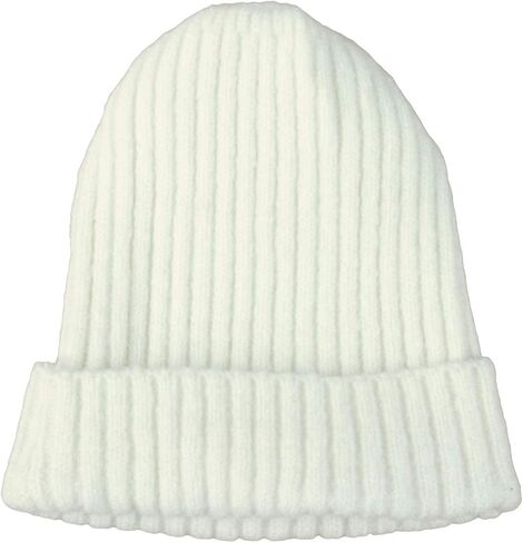 WITHMOONS Ribbed Knit Beanie Hat Classic Plain Warm Cuff Daily Cap XZ50075 in Saudi Arabia
