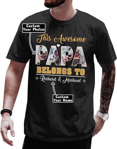 Shirts for Men - Dad Shirt for Fathers Day - Funny Father Day Tshirt Birthday in Saudi Arabia