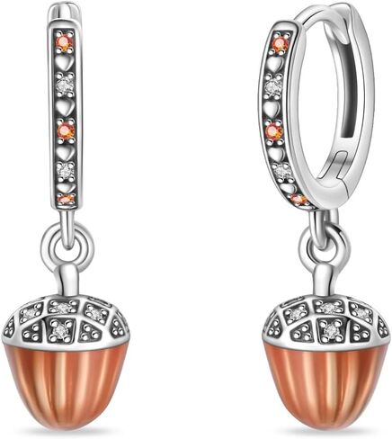 925 Sterling Silver Hypoallergenic Dangle Earrings with Colorful Cubic Zirconia | Trendy Square Huggie Design for Everyday & Special Occasions in Saudi Arabia