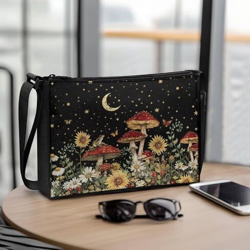 Small Capacity Shoulder Bag for Women Men Crossbody Purse Bags Lightweight Travel Tote Handbag with Zipper Closure in Saudi Arabia
