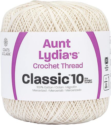Coats Crochet Classic Crochet Thread, 10, Light Peach, 1050 Foot in Kuwait
