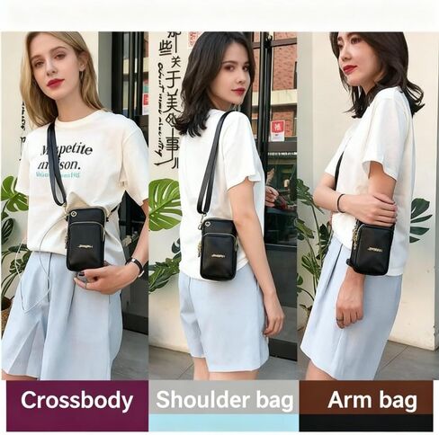 Small Crossbody Bag for Women, Mini Phone Purses with Crossbody Strap, Nylon Arm&Shoulder Bag for Women and Men in Saudi Arabia