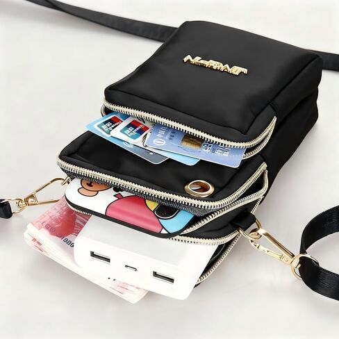 Small Crossbody Bag for Women, Mini Phone Purses with Crossbody Strap, Nylon Arm&Shoulder Bag for Women and Men in Saudi Arabia