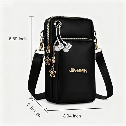 Small Crossbody Bag for Women, Mini Phone Purses with Crossbody Strap, Nylon Arm&Shoulder Bag for Women and Men in Saudi Arabia