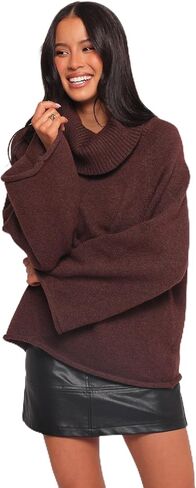 Petal & Pup Women's Bindy Cowlneck Knit Sweater in Saudi Arabia