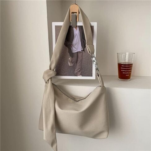 Casual Shoulder Bag, Relaxed Style Tote with Soft Structure, Minimalist Everyday Purse in Saudi Arabia