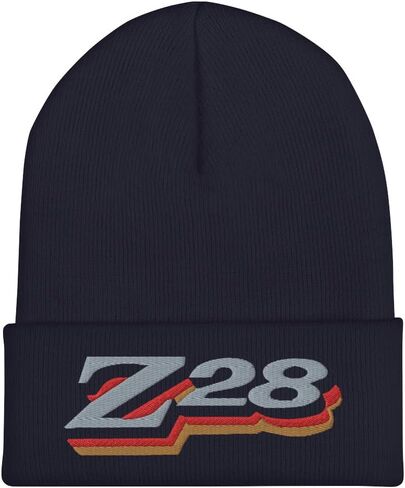 1978 Chevy Camaro Z28 Grille Emblem Retro Muscle Car Cuffed Beanie in Saudi Arabia