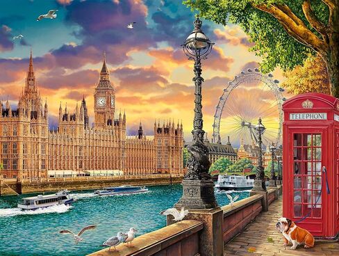 Springbok's Boulangerie Pastry Shop 500 Piece Jigsaw Puzzle for Adults Will Have Your Wishing for Pasteries in This Colorful Scene of Baked Goods and Flowers. in Saudi Arabia