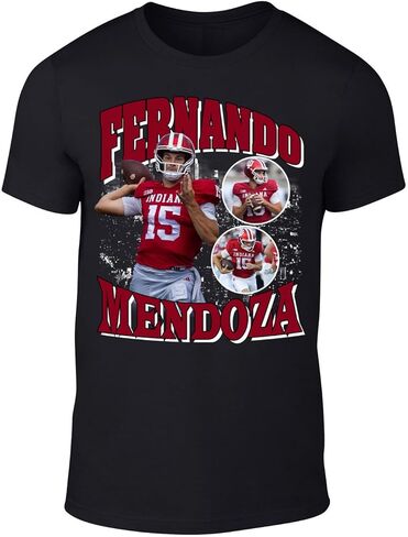 KeepYourHeadDown Shirts Fernando Mendoza Bootleg Style Throwback Style T-Shirt Men's Adult in Saudi Arabia
