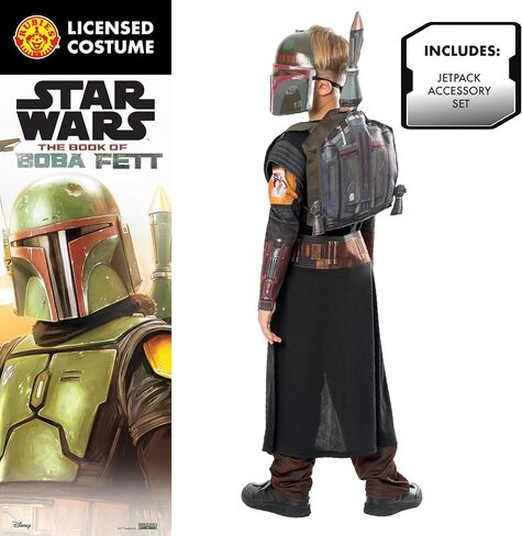 Rubie's 301721NS000 Boba Fett Jetpack Kids Fancy Dress, Unisex Children, Multicoloured Halloween in Saudi Arabia
