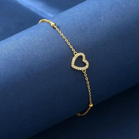 1pc Luxurious Hollowed Out Heart Round Beads Bracelet Ladies Jewelery For Women s925 Sterling Silver Elegant Bracelet Fine Jewelery Gift For Dating Sisters Friendship in Saudi Arabia