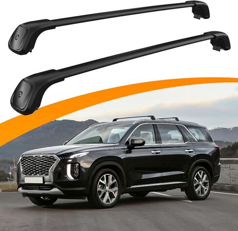 قضبان متقاطعة لرف السقف بوزن 260 رطل من Snailfly تناسب 2022-2025 Hyundai Tucson SE SEL N Line Limited NX4 ملحقات العارضة القابلة للقفل in Kuwait