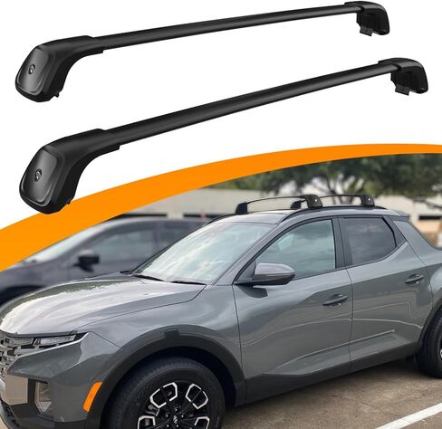 قضبان متقاطعة لرف السقف بوزن 260 رطل من Snailfly تناسب 2022-2025 Hyundai Tucson SE SEL N Line Limited NX4 ملحقات العارضة القابلة للقفل in Kuwait