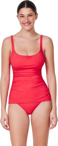 Profile by Gottex Tutti Frutti Fashion D-Cup Scoop Neck Tankini - Soft Cups, Adjustable Straps, Bottoms Sold Separately in Saudi Arabia