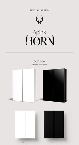 DREAMUS Apink - Horn [الإصدار الأبيض] (ألبوم خاص) ألبوم + مزايا الطلب المسبق + هدية ثقافية كورية (ملصقات تزيين، بطاقات صور) in Saudi Arabia