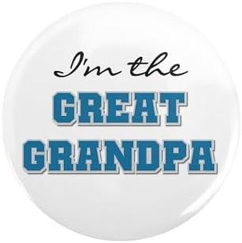 CafePress Blue Great Grandpa 2.25 زر 2.25 بوصة زر Pinback مستدير in Kuwait