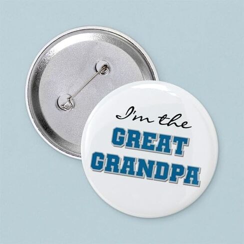 CafePress Blue Great Grandpa 2.25 زر 2.25 بوصة زر Pinback مستدير in Kuwait