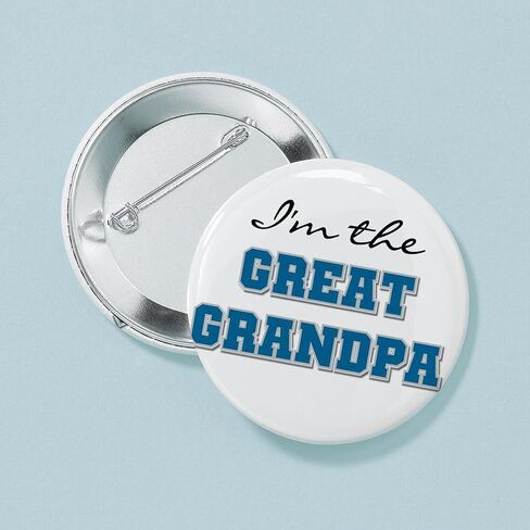 CafePress Blue Great Grandpa 2.25 زر 2.25 بوصة زر Pinback مستدير in Kuwait