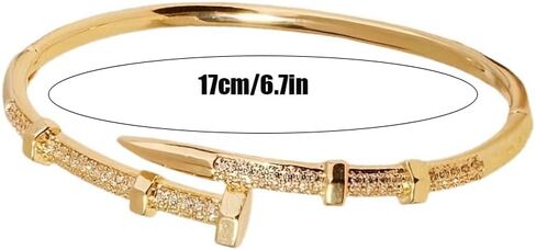 1pc Creative Zirconia Exquisite Micro Inlaid Bracelet Wrapped Snake Open Suitable for Daily Wear, Festival Wedding Gift in Saudi Arabia