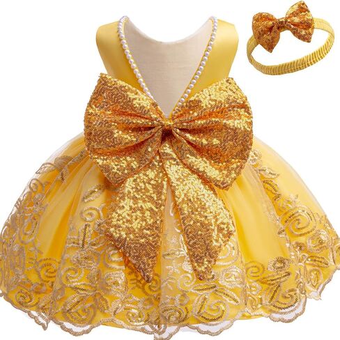 Jup'elle Girl Dresses حفلة عيد ميلاد زفاف صغير زهرة فتاة رسمية لبن القوس طفل اللون الوردي لباس صغير 5T سنوات in Kuwait