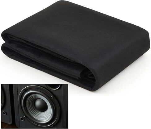 Nuanchu 78.7'' x 118'' Black Underfelt Carpet for Speaker Sub Box, RV, Boat, Marine, Auto, Truck, Car Trunk, Door Liner, Desk in Saudi Arabia