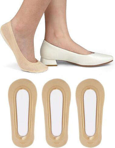No Show Socks Womens Ultra Low Cut Invisible Non Slip Footies Nylon Socks for Flats Loafers Heels in Saudi Arabia
