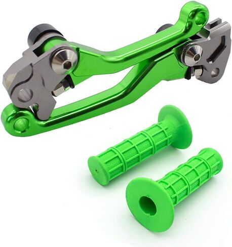 Krace CNC Motorcross Dirt Bike Pivot Brake Clutch Levers Set Fit For Yamaha TTR 230 2003-2017 w/ 7/8" 22mm Rubber Hand Grips in Kuwait