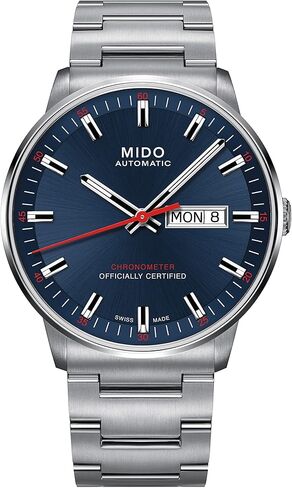 Mido Commander Chronometer - Swiss Automatic Watch for Men - Silver Dial - Case 40mm - M0214311603100 in Kuwait