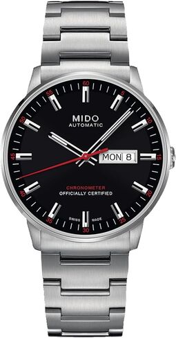 Mido Commander Chronometer - Swiss Automatic Watch for Men - Silver Dial - Case 40mm - M0214311603100 in Kuwait