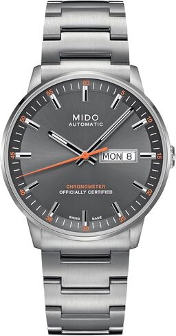 Mido Commander Chronometer - Swiss Automatic Watch for Men - Silver Dial - Case 40mm - M0214311603100 in Kuwait