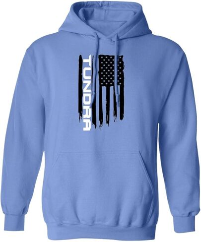 WheelSpinAddict Men's Alaskan Tundra American USA Flag Hoodie in Saudi Arabia