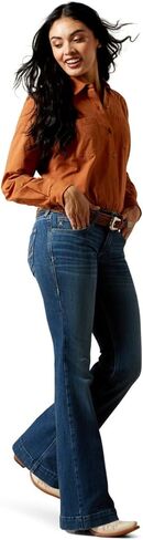 ARIAT Women's Perfect Rise Leslie Vermont Slim Trouser Jeans in Saudi Arabia