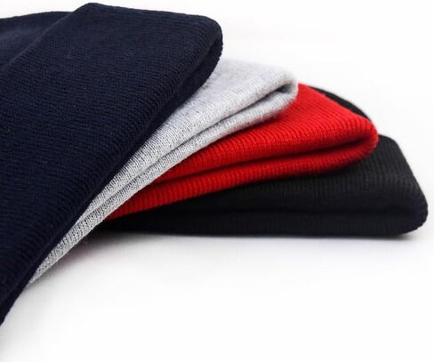 Cijia-Cijia Mens Beanie Hats Police Law Officer Embroidered Casual Knit Hats for Women Winter in Saudi Arabia